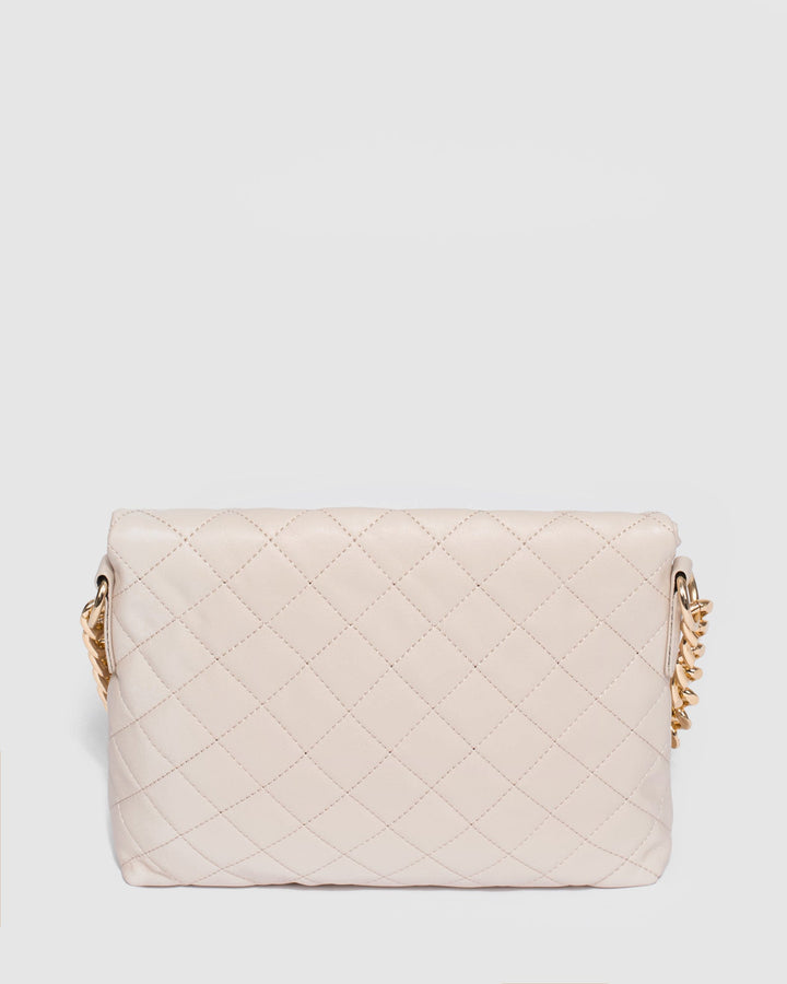 Colette by Colette Hayman Ivory Amy Foldover Clutch Bag