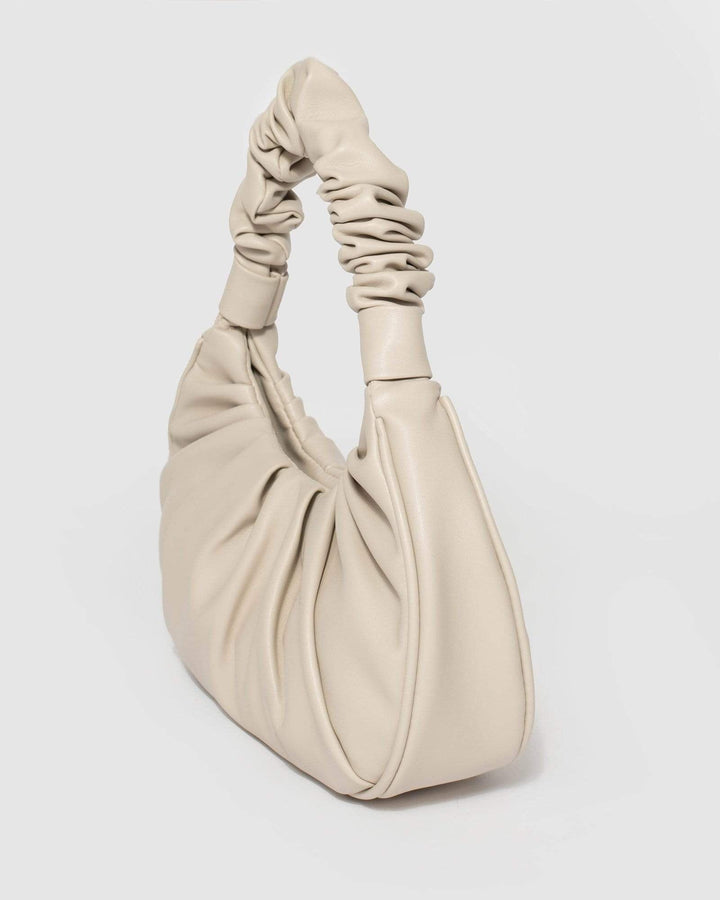 Ivory April Scrunchie Bag | Mini Bags