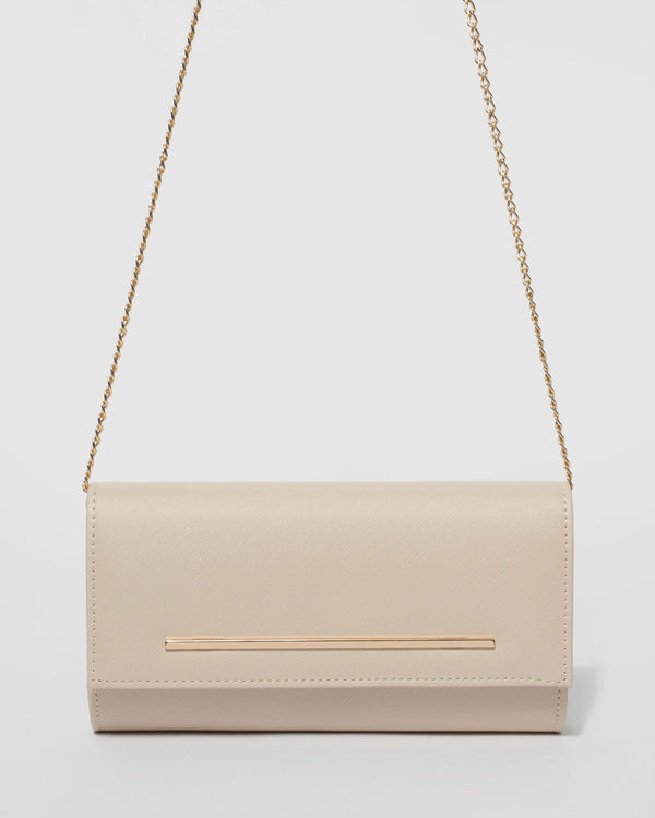 Ivory Ariana Clutch Bag | Clutch Bags