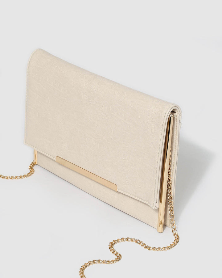 Ivory Brielle Clutch Bag | Clutch Bags