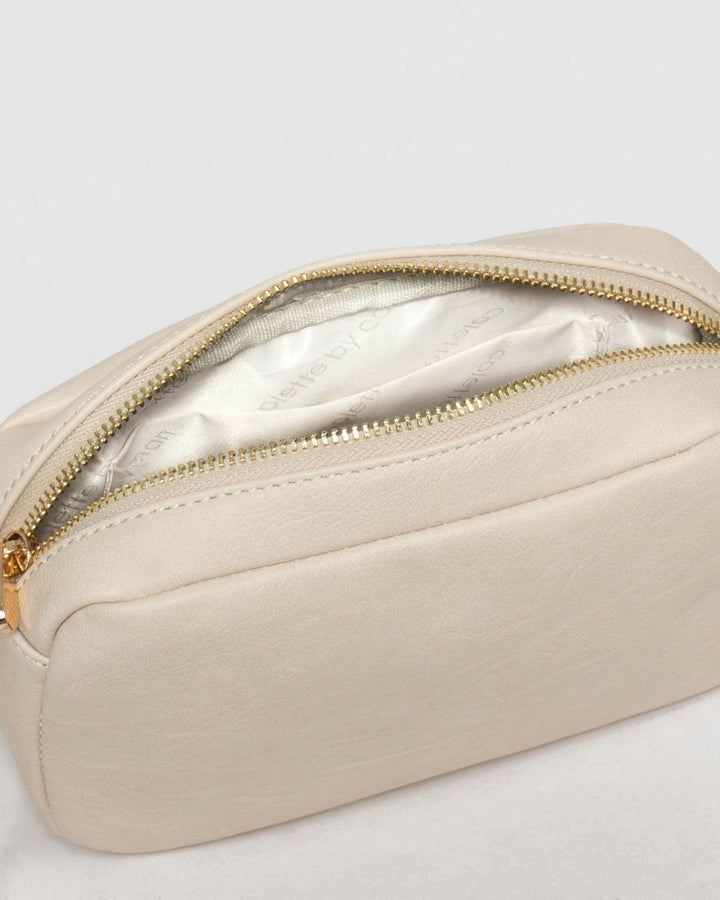 Ivory Charm Quilt Crossbody Bag | Crossbody Bags