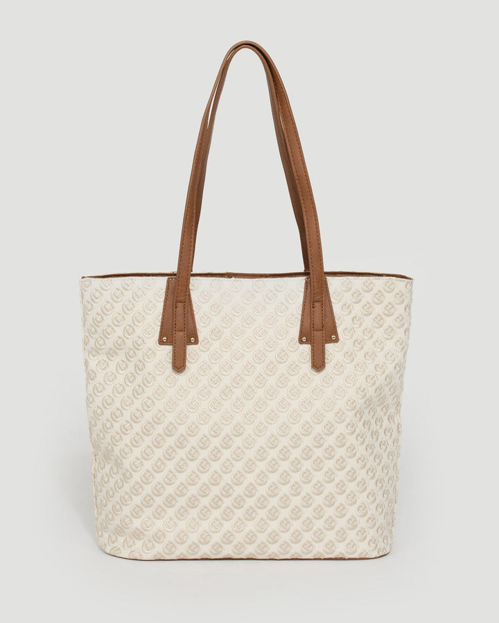 Colette by Colette Hayman Ivory Christina Pouch Tote Bag