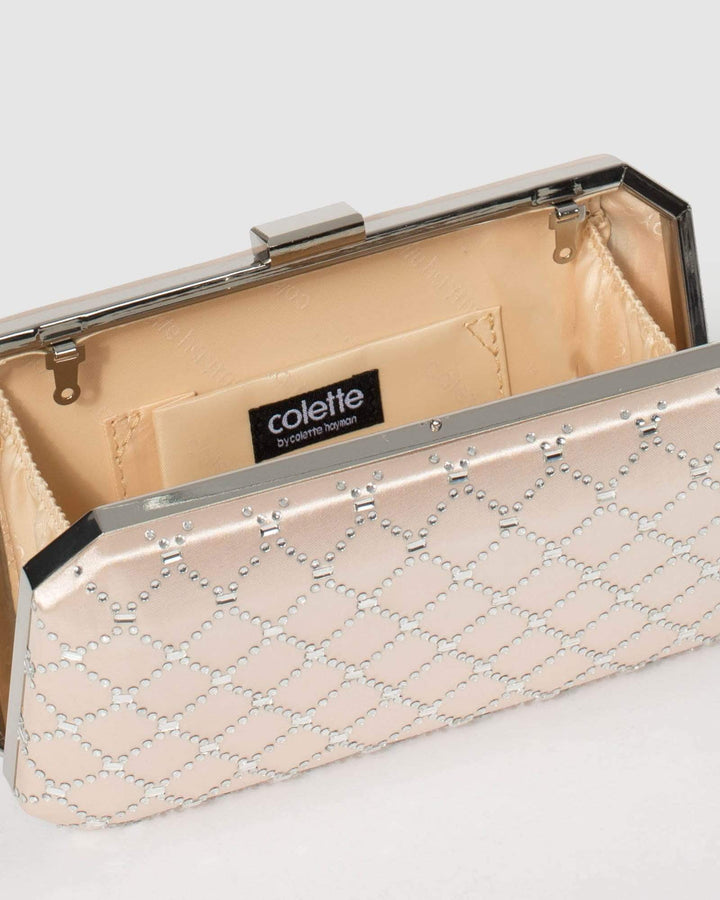 Ivory Cosette Hardcase Clutch Bag | Clutch Bags