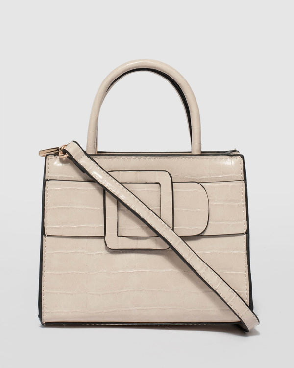 Ivory Dina Buckle Mini Bag | Mini Bags