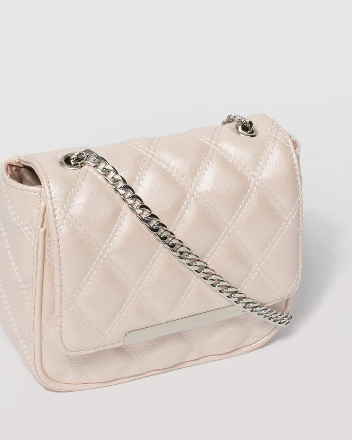 Ivory Dina Quilt Crossbody Bag | Crossbody Bags