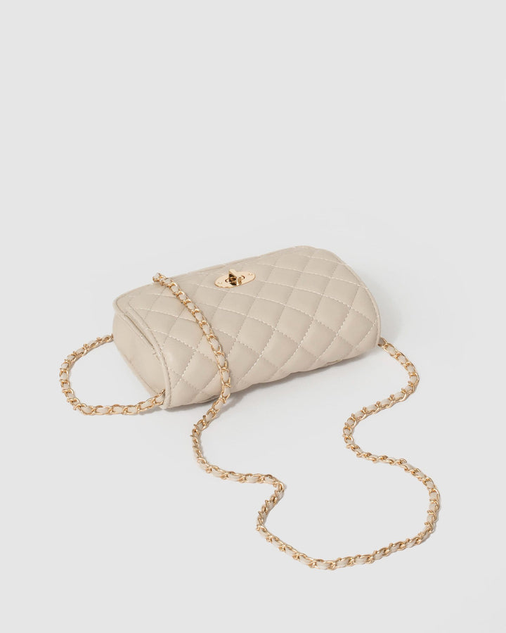 Ivory Eboni Quilted Crossbody Bag | Crossbody Bags