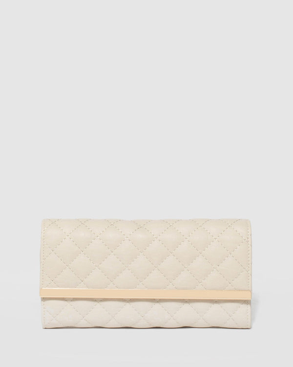 Ivory Esme Quilt Wallet | Wallets