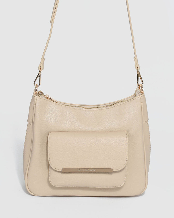 Ivory Gina Zip Crossbody Bag | Crossbody Bags