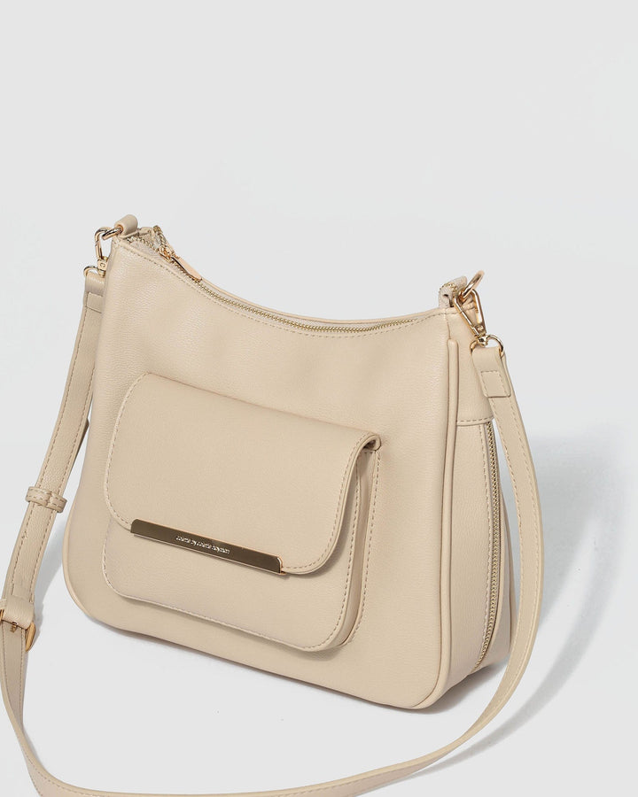 Ivory Gina Zip Crossbody Bag | Crossbody Bags