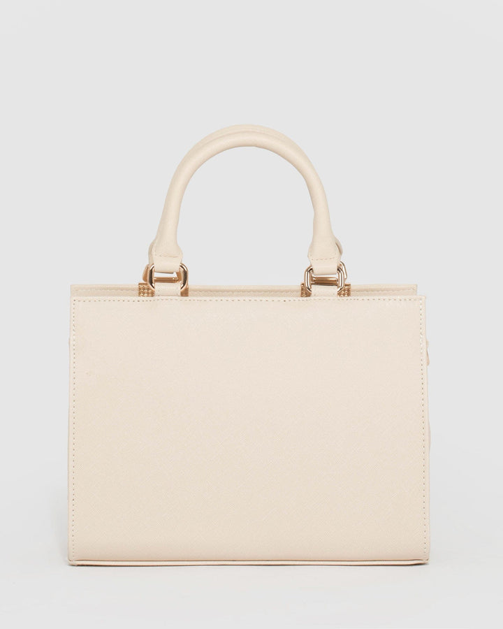 Ivory Ginger Punchout Tote Bag | Tote Bags