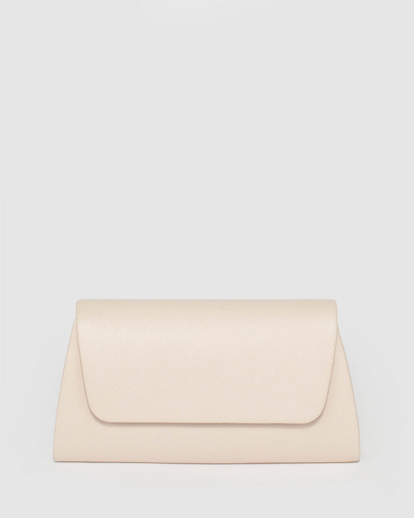 Ivory Leaha Evening Clutch Bag | Clutch Bags
