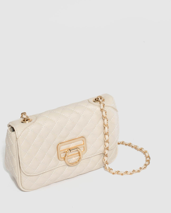 Colette by Colette Hayman Ivory Maeve Ring Crossbody Bag