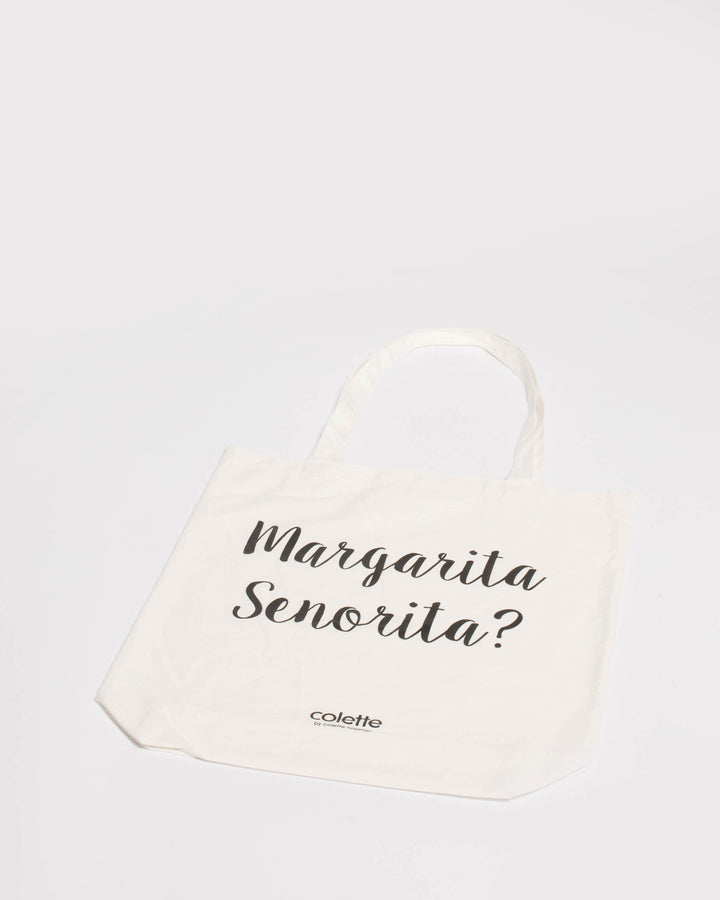 Ivory Margarita Senorita Tote Bag | Tote Bags