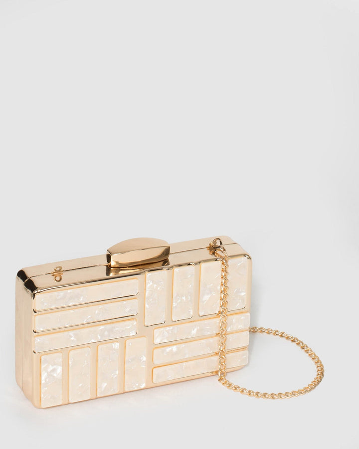 Ivory Margot Acrylic Clutch Bag | Clutch Bags