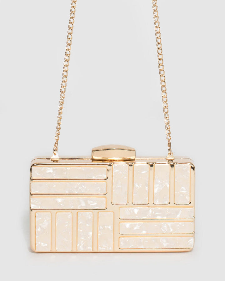 Ivory Margot Acrylic Clutch Bag | Clutch Bags