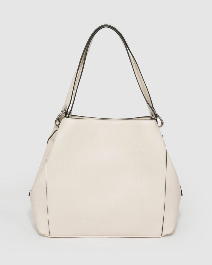 Ivory Mary Slouch Tote Bag | Slouch Bags