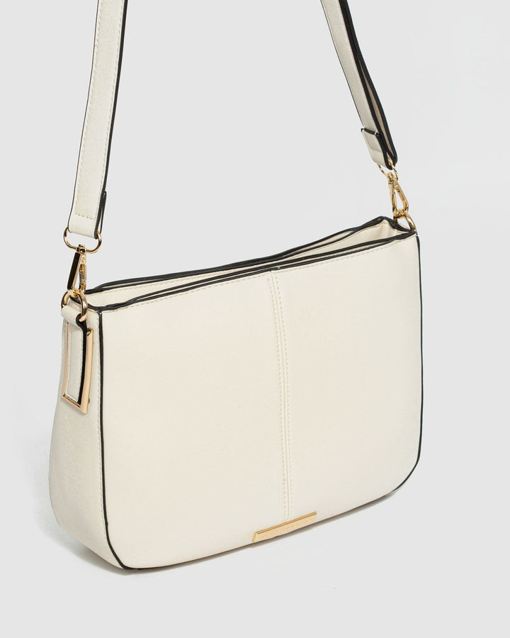 Ivory Melissa Saddle Bag | Crossbody Bags