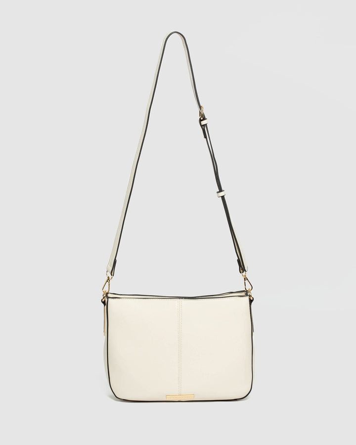 Ivory Melissa Saddle Bag | Crossbody Bags