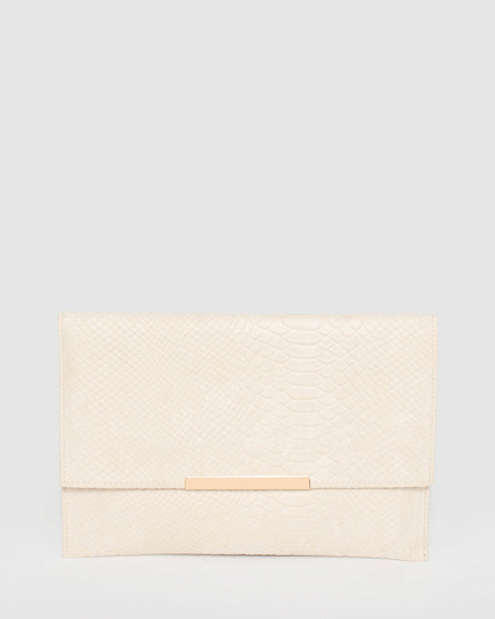 Ivory Primrose Clutch Bag | Clutch Bags