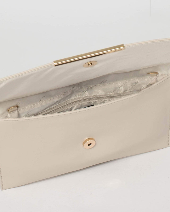 Ivory Primrose Clutch Bag | Clutch Bags