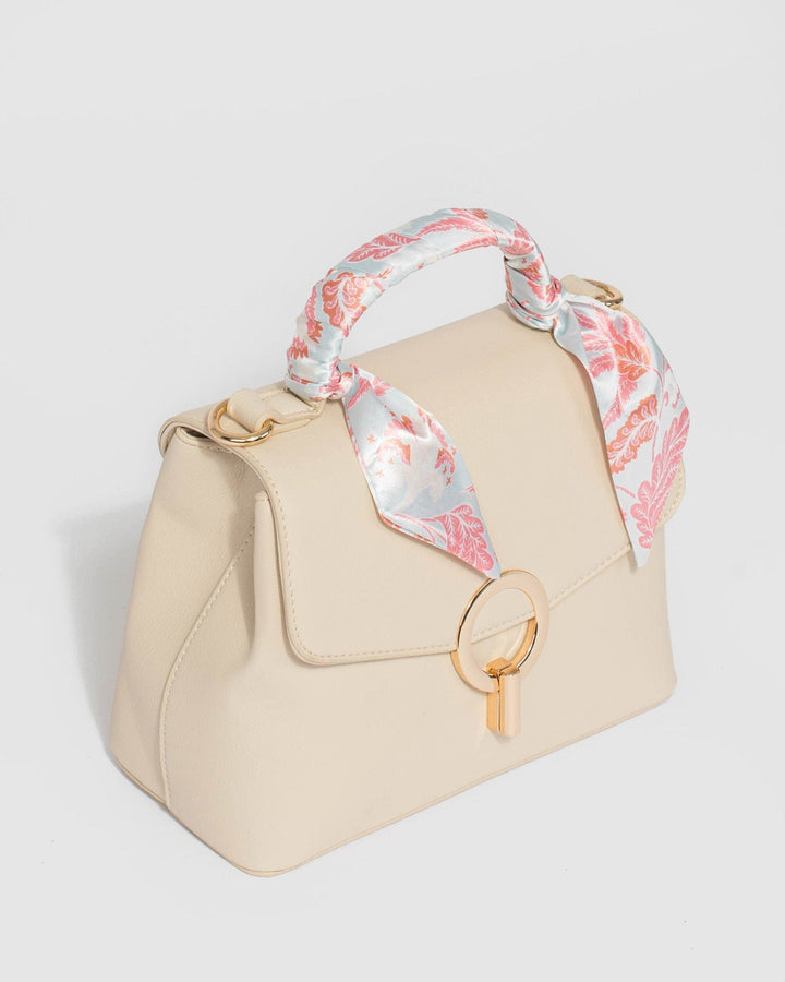 Colette by Colette Hayman Ivory Radha Small Scarf Tote