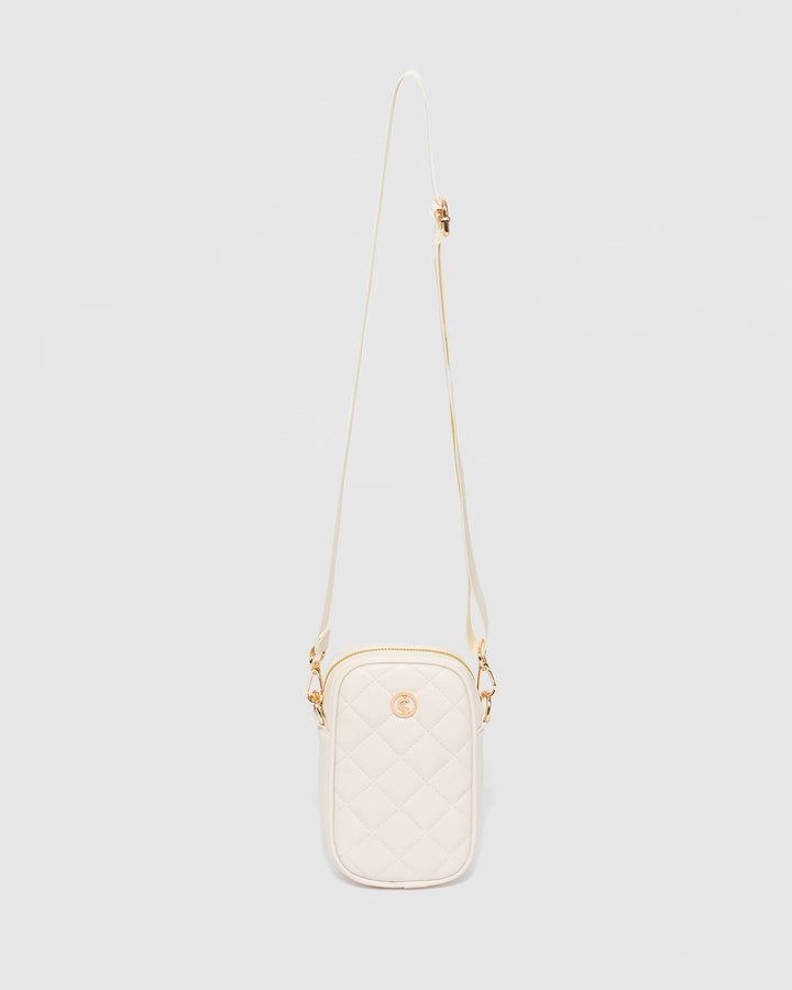 Colette by Colette Hayman Ivory Rubee Quilted Crossbody Bag