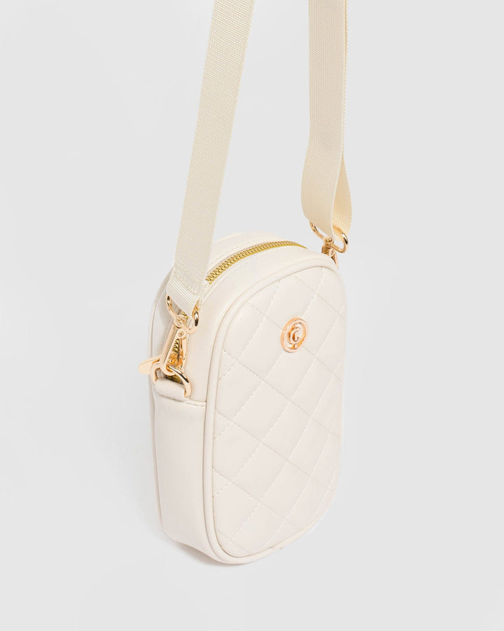 Colette by Colette Hayman Ivory Rubee Quilted Crossbody Bag