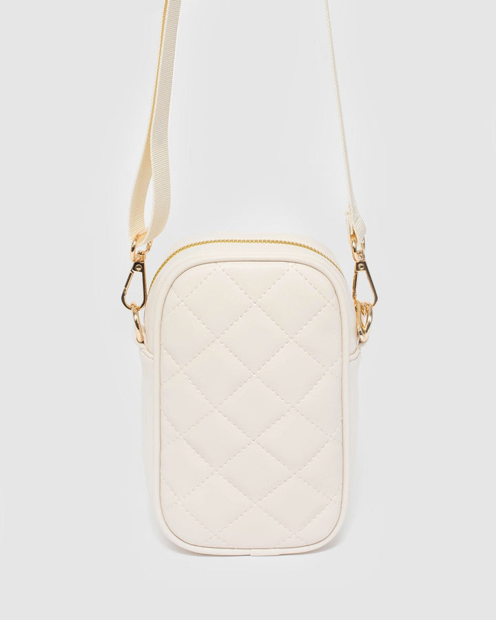 Colette by Colette Hayman Ivory Rubee Quilted Crossbody Bag