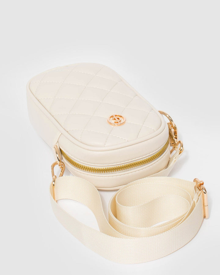 Colette by Colette Hayman Ivory Rubee Quilted Crossbody Bag