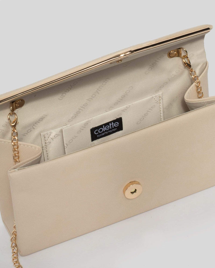 Ivory Sammie Clutch Bag | Clutch Bags