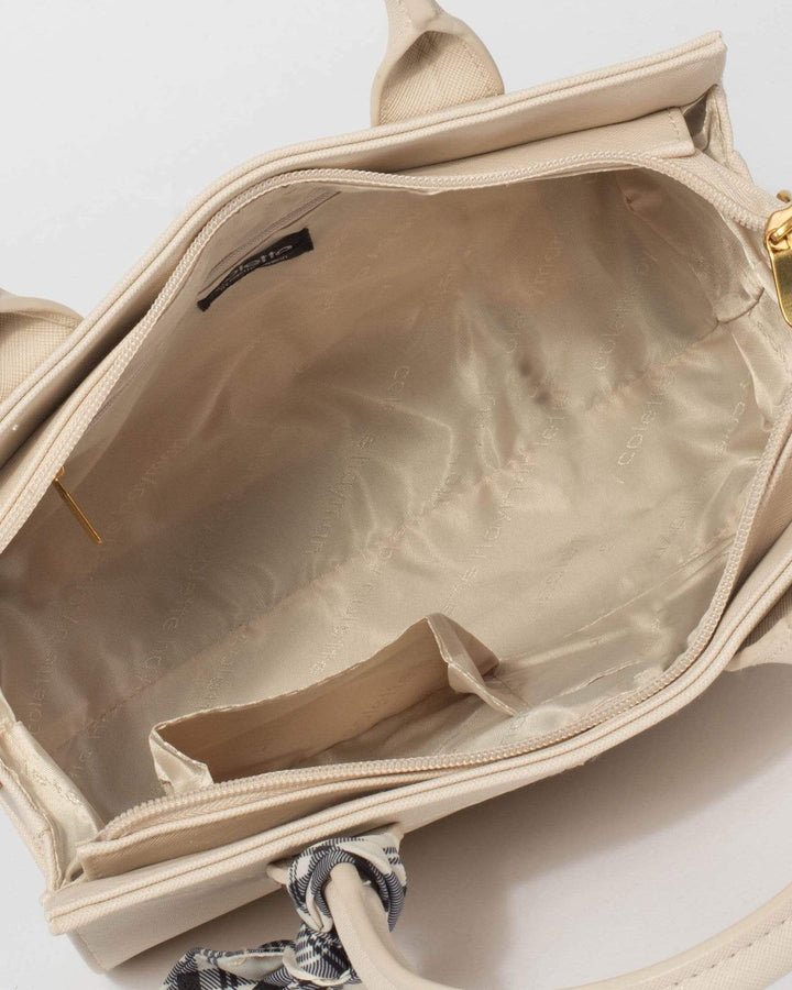 Ivory Stef Scarf Mini Bag | Mini Bags