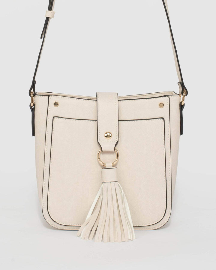 Ivory Susan Tassel Bag | Crossbody Bags