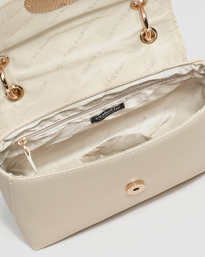 Ivory Tracy Chain Mini Bag | Mini Bags