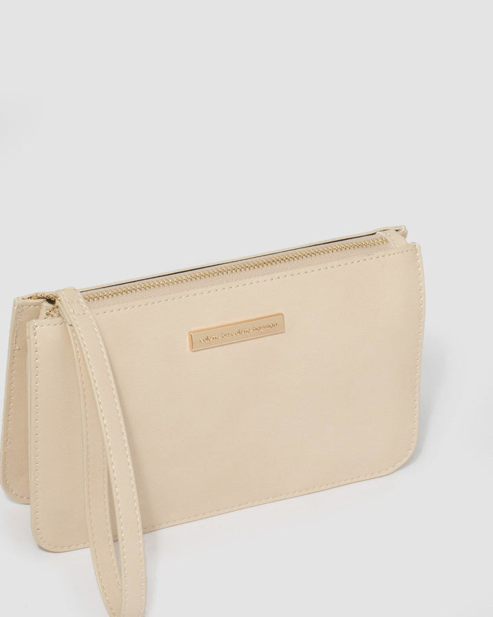 Ivory Willow Wristlet Clutch Bag | Clutch Bags