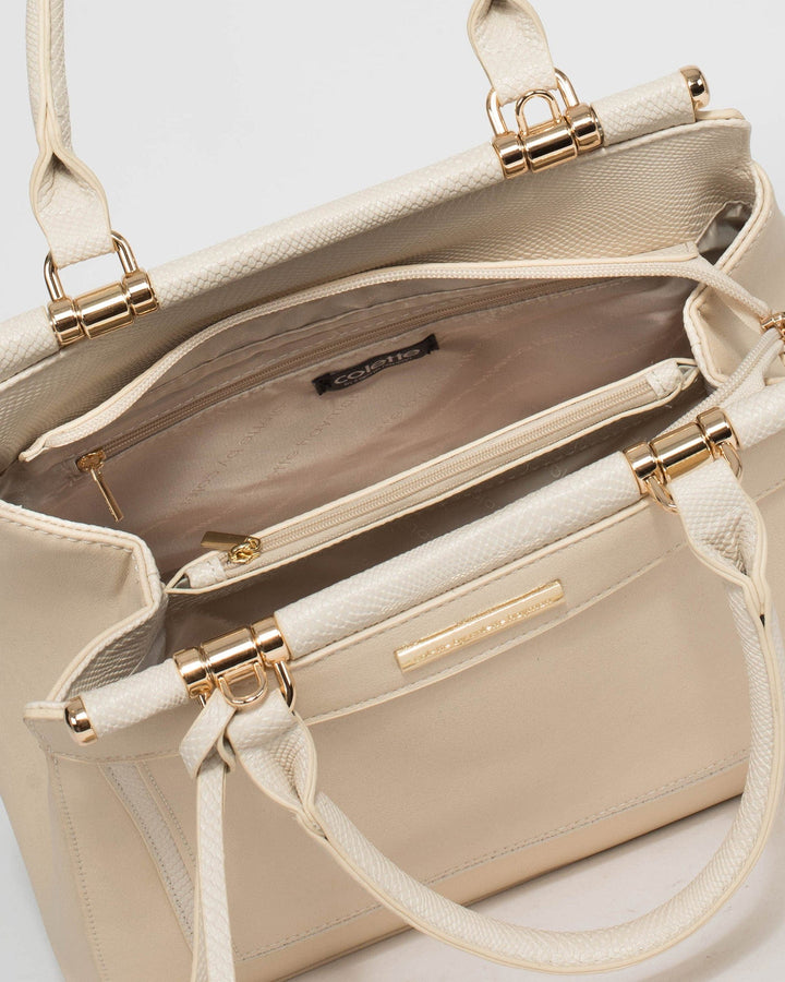 Ivory Yevette Tassel Tote Bag | Tote Bags