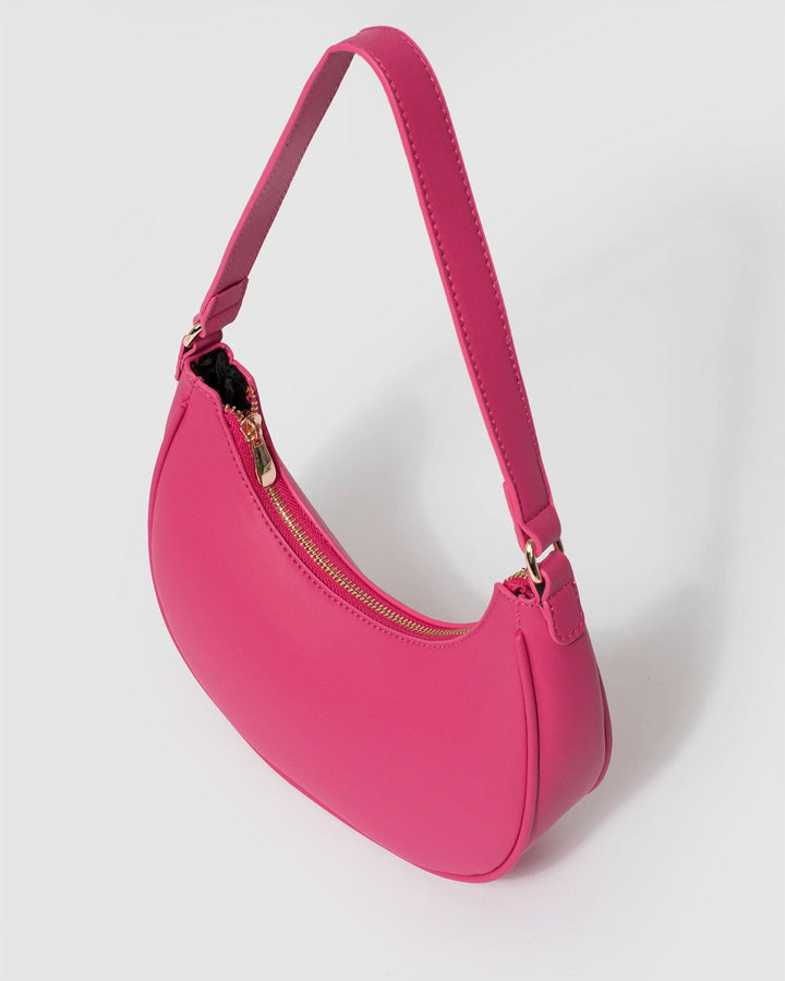 Colette by Colette Hayman Jasmin Crescent Pink Shoulder Bag