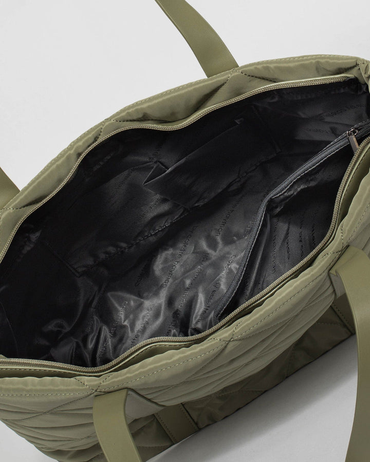 Khaki Billie Sport Tote Bag | Tote Bags