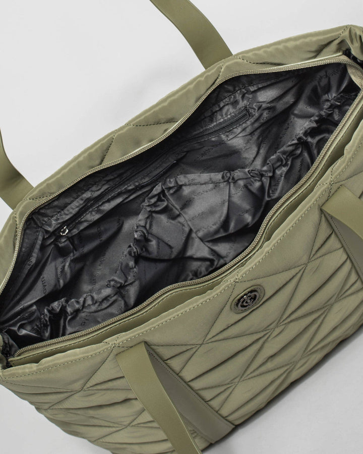 Khaki Billie Sport Tote Bag | Tote Bags