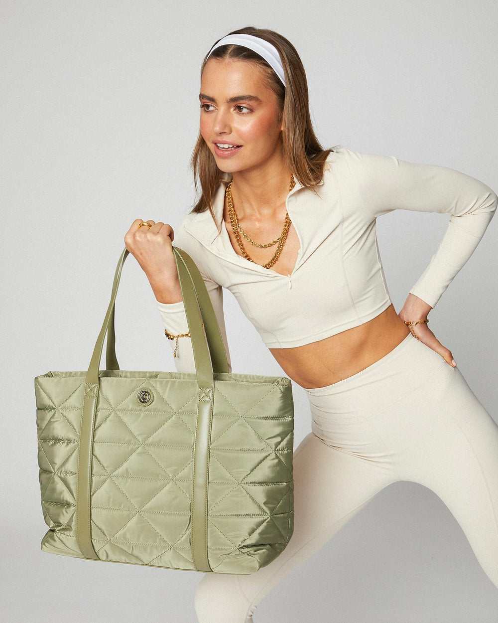 Sweaty Betty Womens Icon Luxe Gym Bag