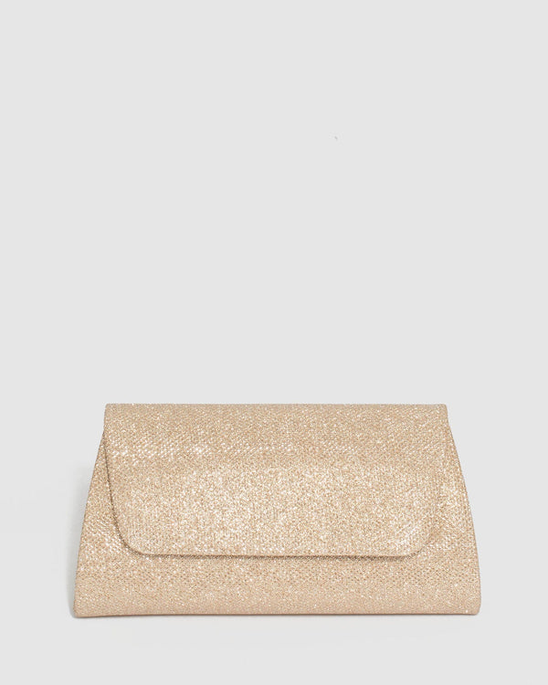 Colette by Colette Hayman Leaha Gold Evening Clutch Bag