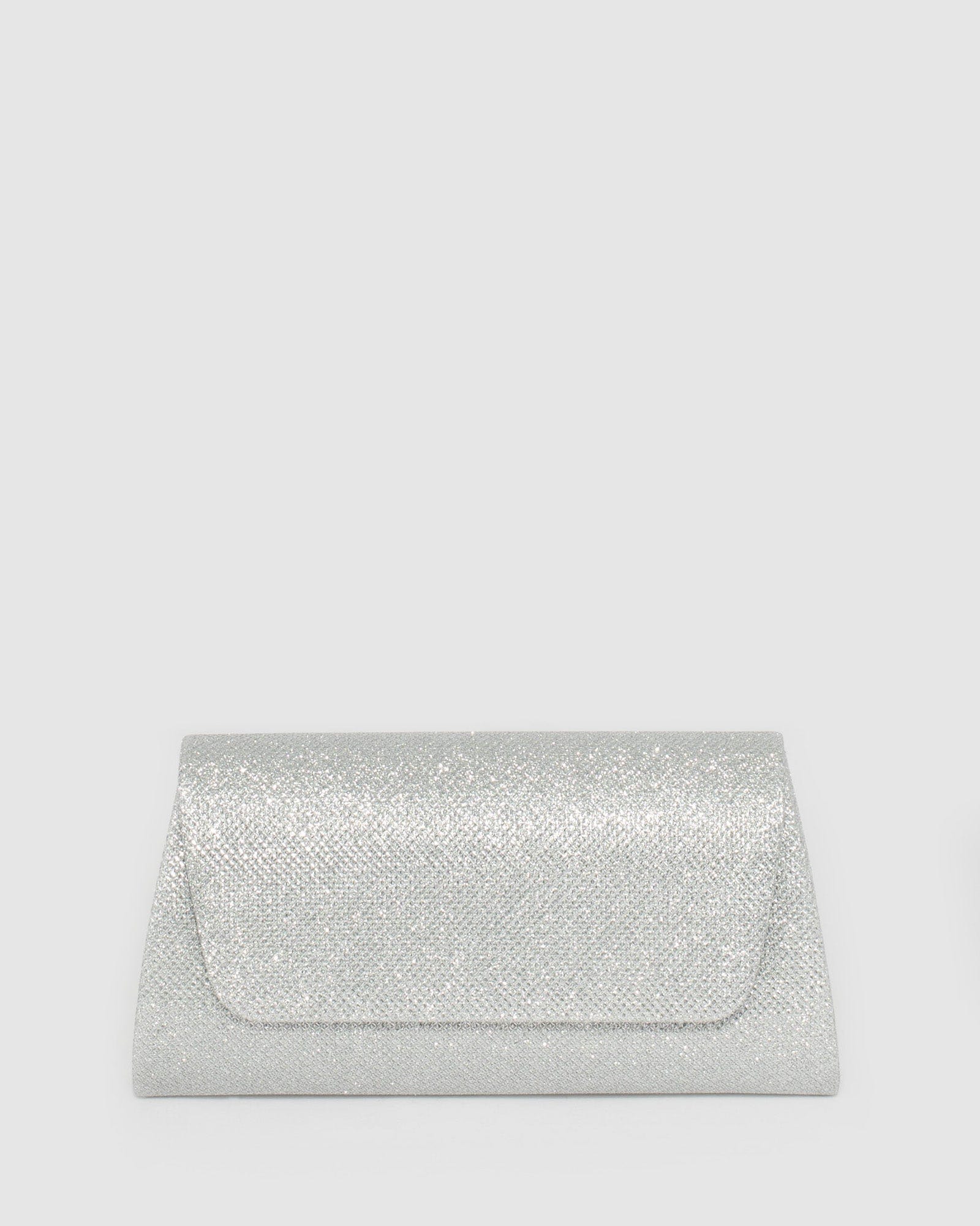 Silver Leaha Evening Clutch Bag – colette by colette hayman