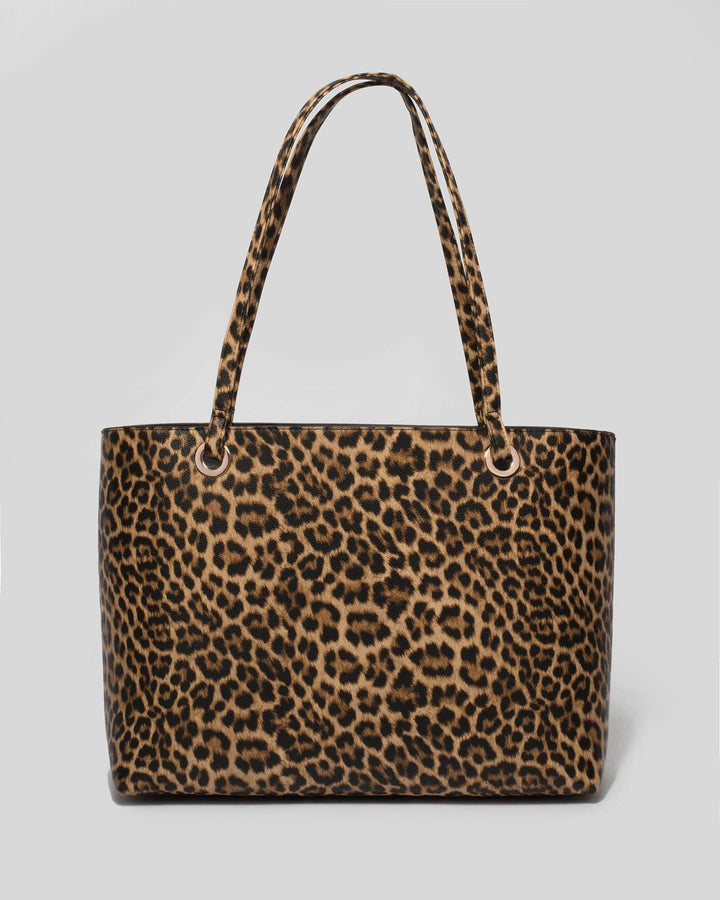 Leopard Print Anya Tote Bag | Tote Bags