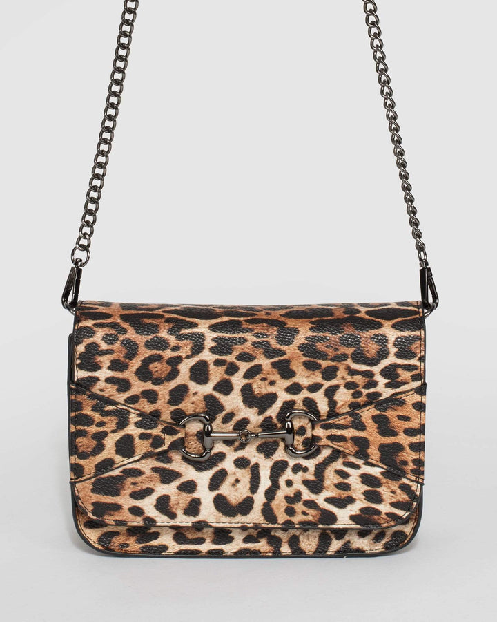 Leopard Print Nicci Crossbody Bag | Crossbody Bags