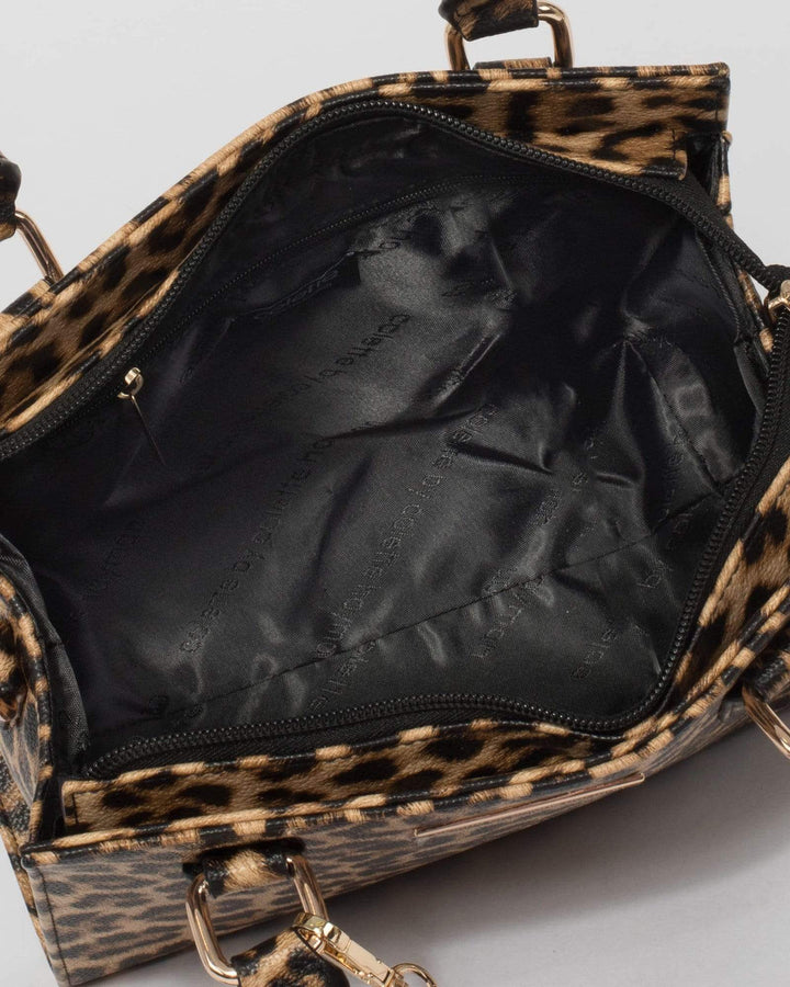 Leopard Print Sia Tassel Mini Bag | Mini Bags