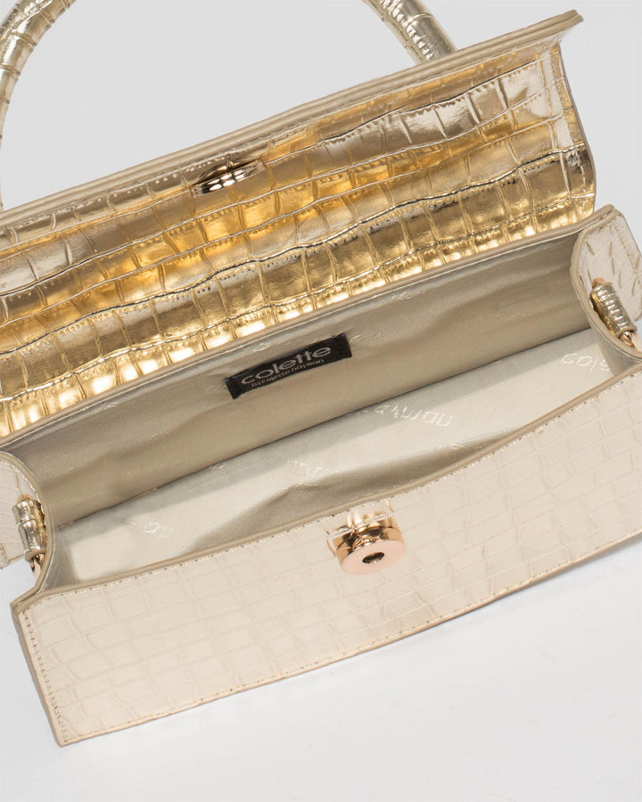 Colette by Colette Hayman Luna Gold Handle Bag