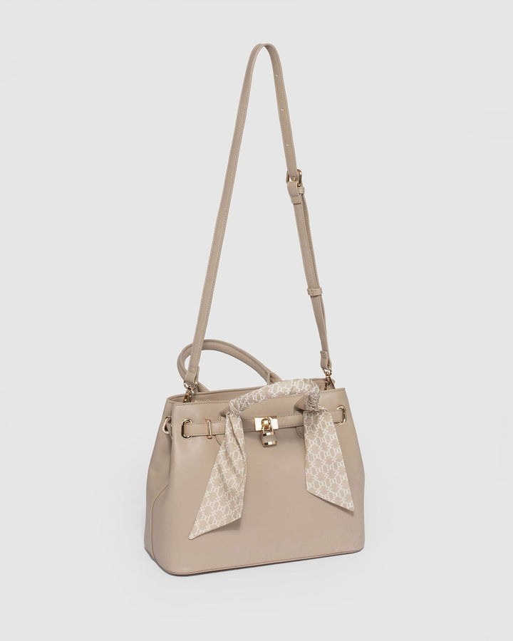Colette by Colette Hayman Mary Beth Taupe Lock Tote