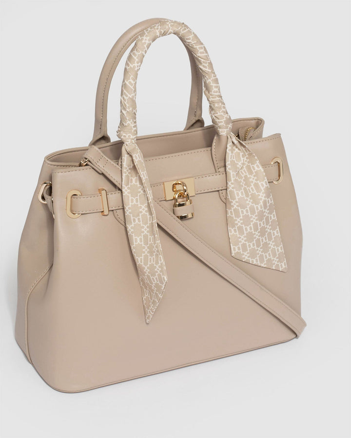 Colette by Colette Hayman Mary Beth Taupe Lock Tote