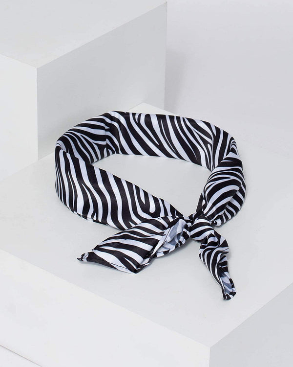 Matching Zebra Print Headscarf | Hair Accessories