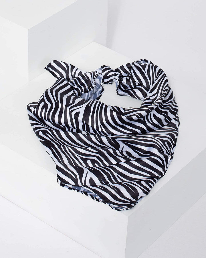 Matching Zebra Print Headscarf | Hair Accessories