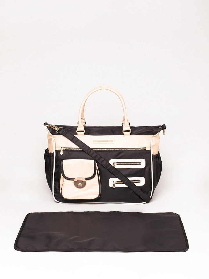 Colette by Colette Hayman Monochrome Pocket And Zip Baby Bag